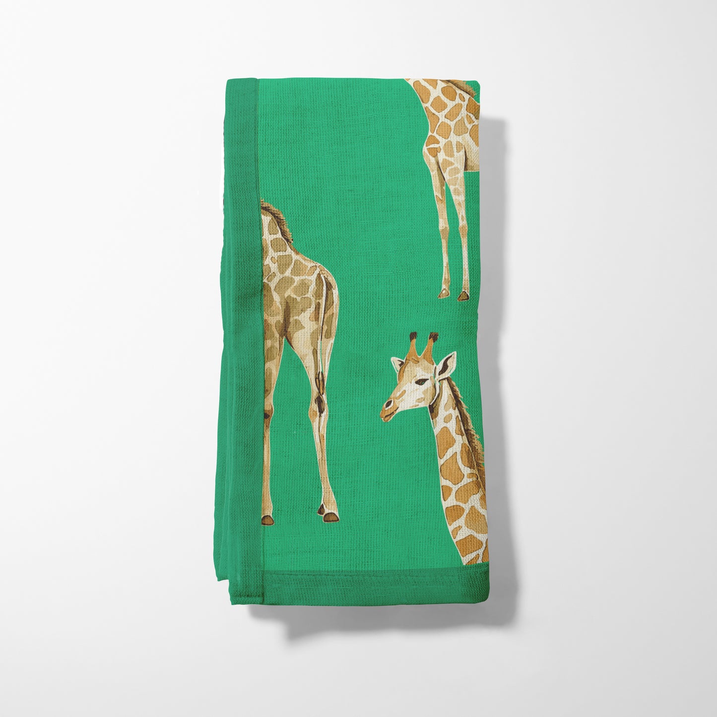 Napkin - Giraffes in green